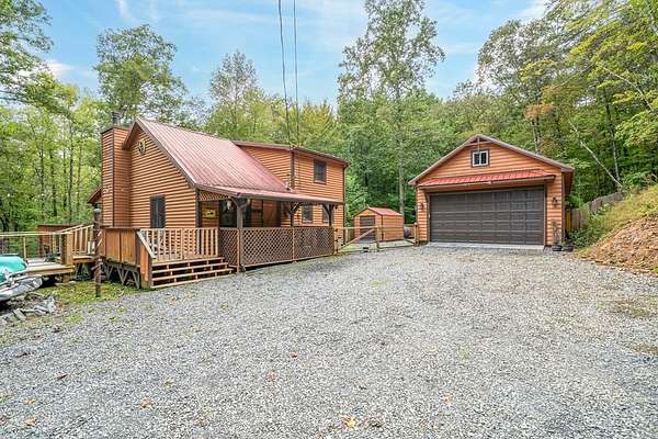 4.9 Acres of Land with Home for Sale in Ellijay, Georgia
