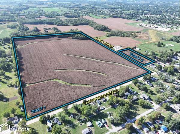 65.3 Acres of Agricultural Land for Sale in Ottumwa, Iowa