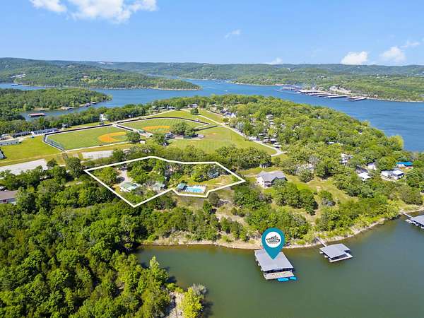 1.5 Acres of Residential Land with Home for Sale in Branson West, Missouri