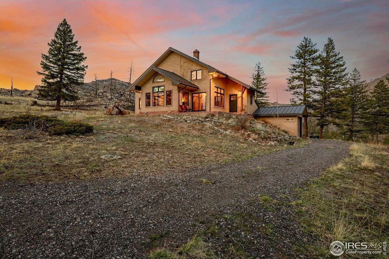 40 Acres of Recreational Land with Home for Sale in Bellvue, Colorado