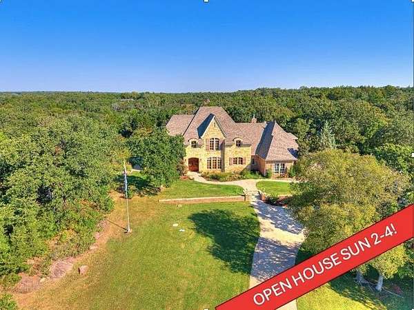 6.7 Acres of Residential Land with Home for Sale in Edmond, Oklahoma