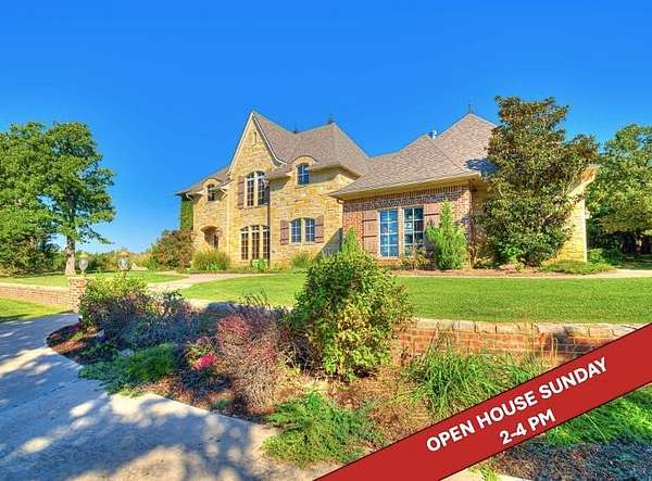 6.7 Acres of Residential Land with Home for Sale in Edmond, Oklahoma