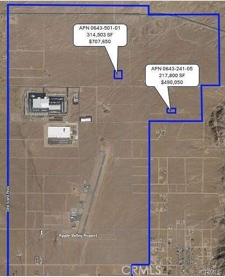 5 Acres of Land for Sale in Apple Valley, California