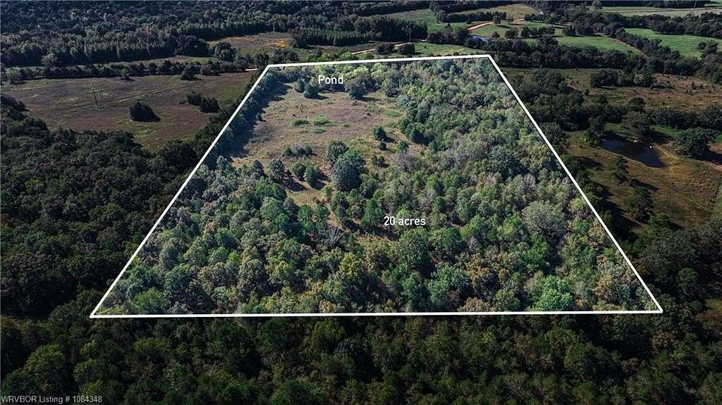 20 Acres of Agricultural Land for Sale in Booneville, Arkansas