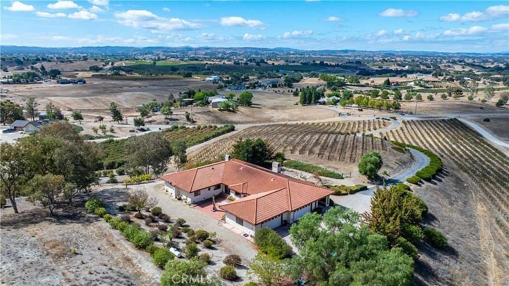 9.66 Acres of Residential Land with Home for Sale in Paso Robles, California