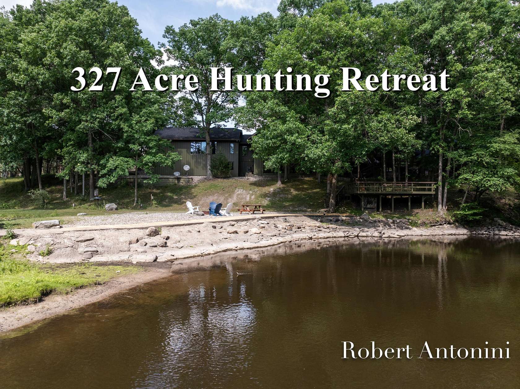 327 Acres of Recreational Land with Home for Sale in Gowen, Michigan