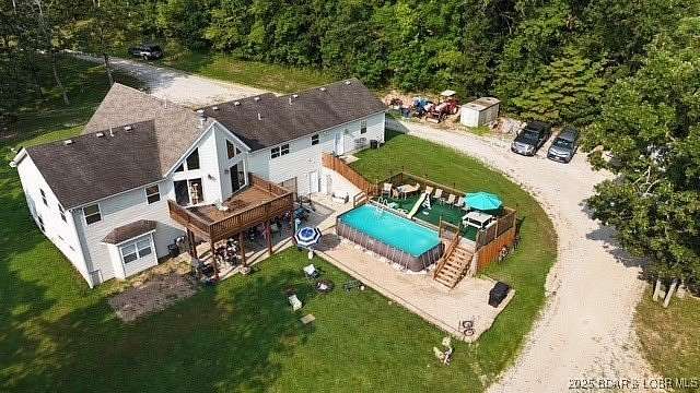 15 Acres of Recreational Land with Home for Sale in Warsaw, Missouri