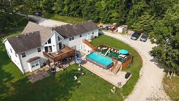 15 Acres of Recreational Land with Home for Sale in Warsaw, Missouri