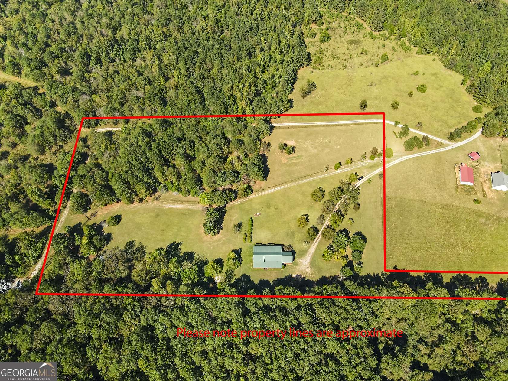 11.5 Acres of Land with Home for Sale in Pine Mountain, Georgia