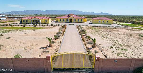 5.33 Acres of Residential Land with Home for Sale in Wittmann, Arizona