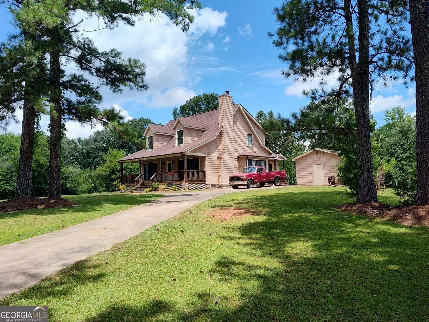 31.8 Acres of Recreational Land with Home for Sale in Elberton, Georgia