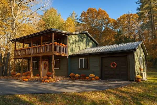 2 Acres of Residential Land with Home for Sale in Mineral Bluff, Georgia