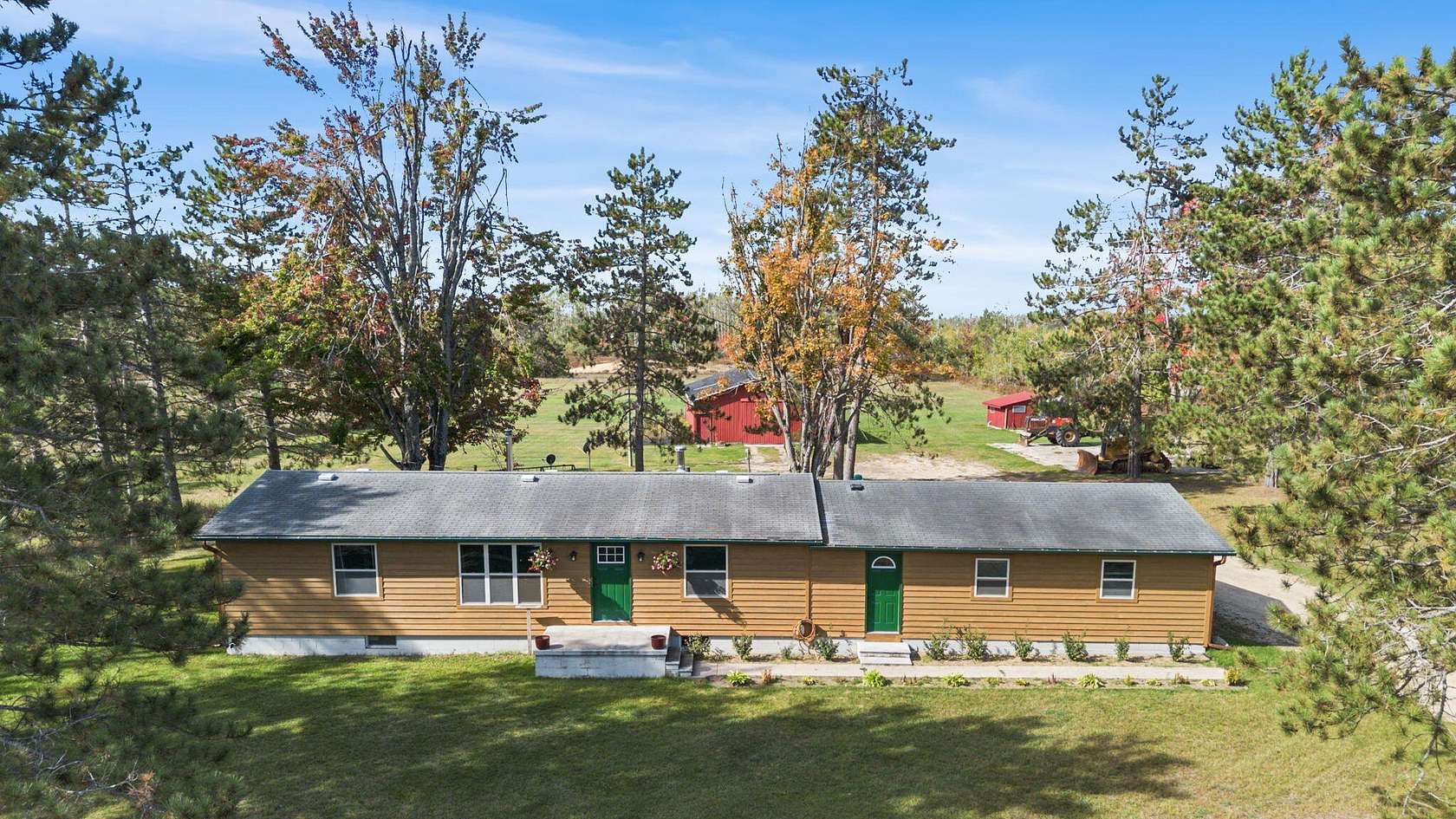 18 Acres of Recreational Land with Home for Sale in Gaylord, Michigan