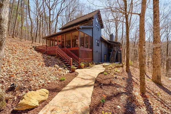 19.7 Acres of Land with Home for Sale in Ellijay, Georgia