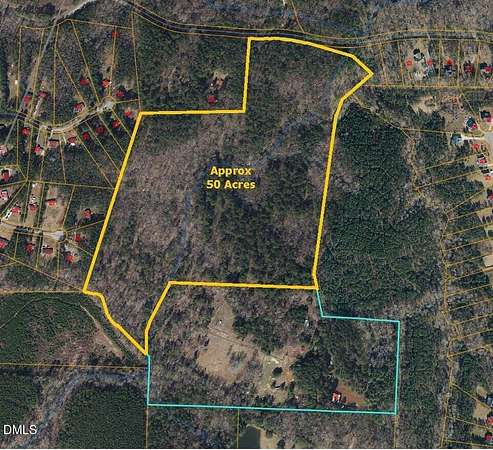 50 Acres of Recreational & Residential Land for Sale in Franklinton, North Carolina
