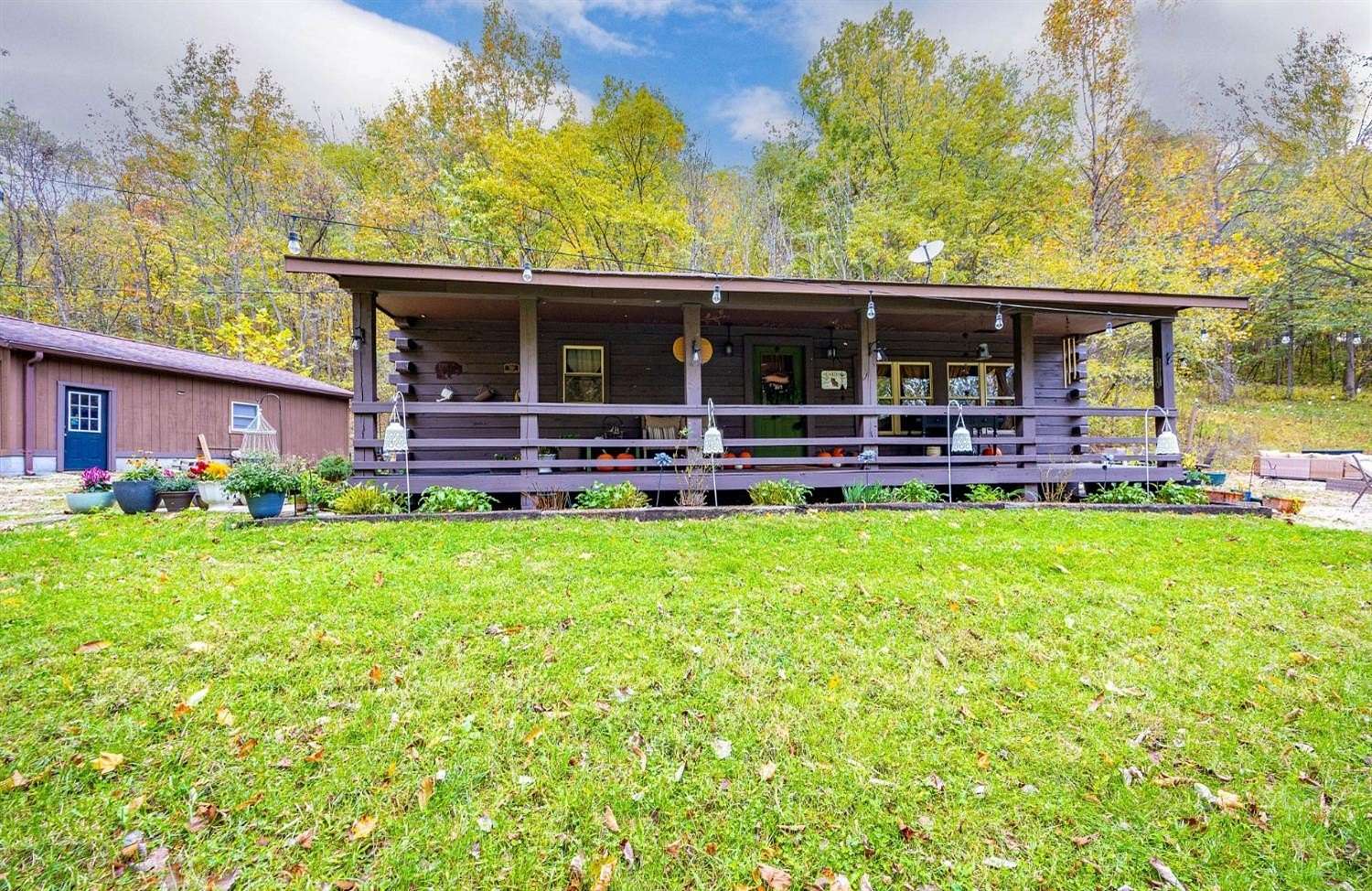 6 Acres of Residential Land with Home for Sale in Metamora, Indiana