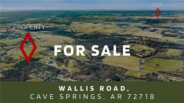 9.89 Acres of Land for Sale in Cave Springs, Arkansas
