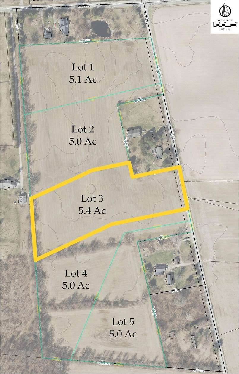 5.4 Acres of Land for Sale in Ostrander, Ohio