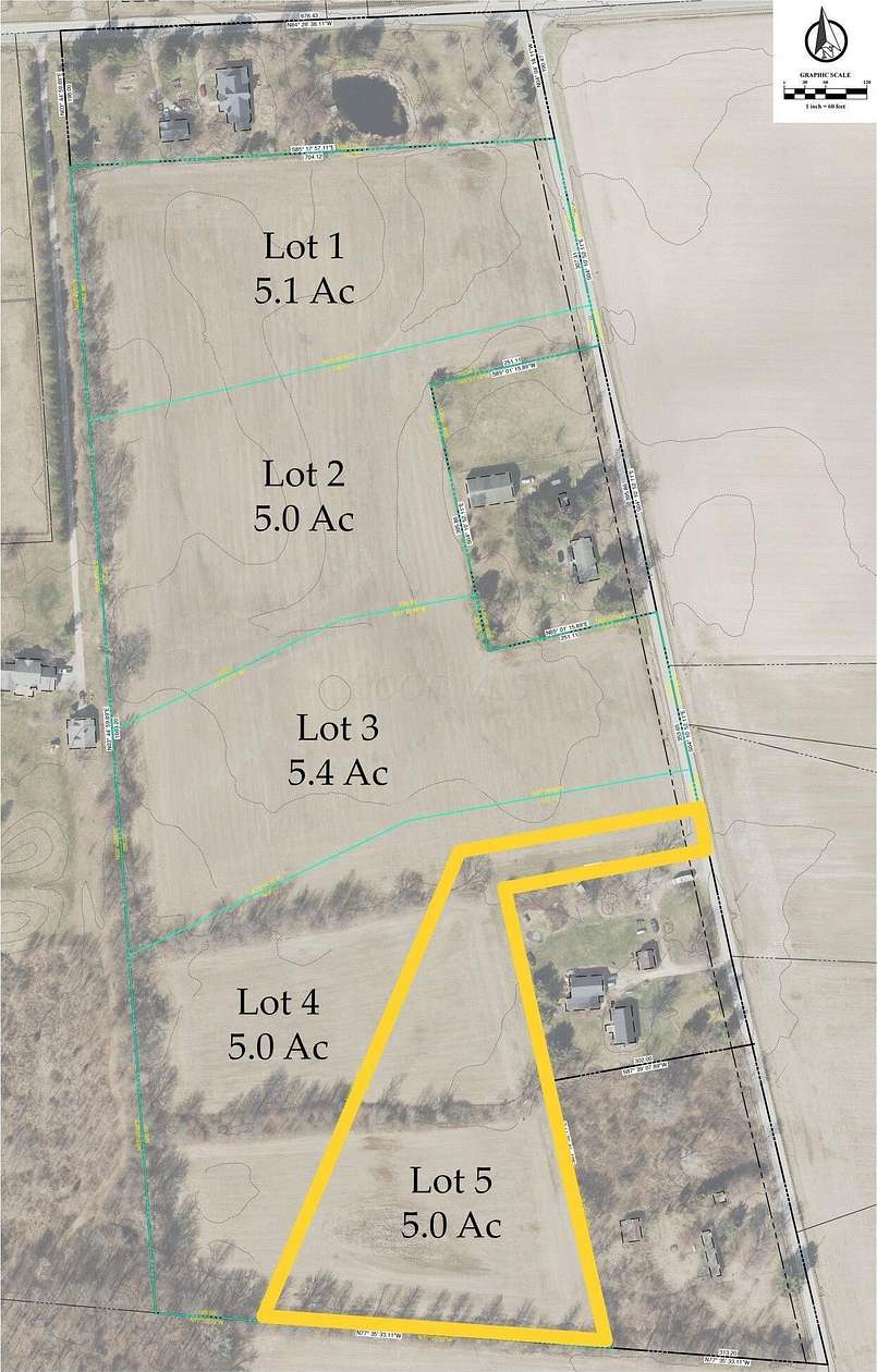 5 Acres of Land for Sale in Ostrander, Ohio