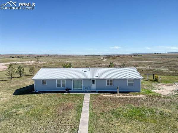 78.2 Acres of Agricultural Land with Home for Sale in Calhan, Colorado