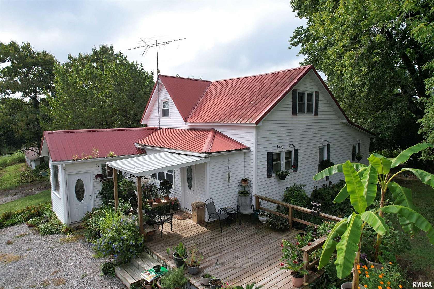 6.86 Acres of Land with Home for Sale in Dongola, Illinois