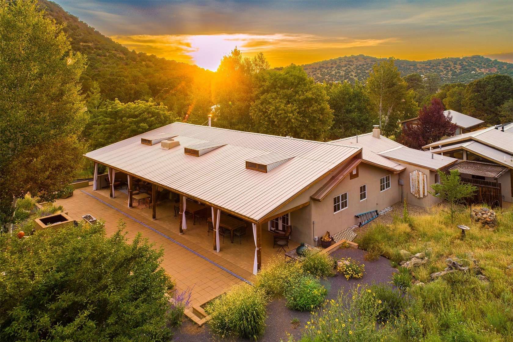 7 Acres of Land with Home for Sale in Santa Fe, New Mexico