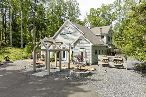 6.75 Acres of Residential Land with Home for Sale in Boothbay, Maine