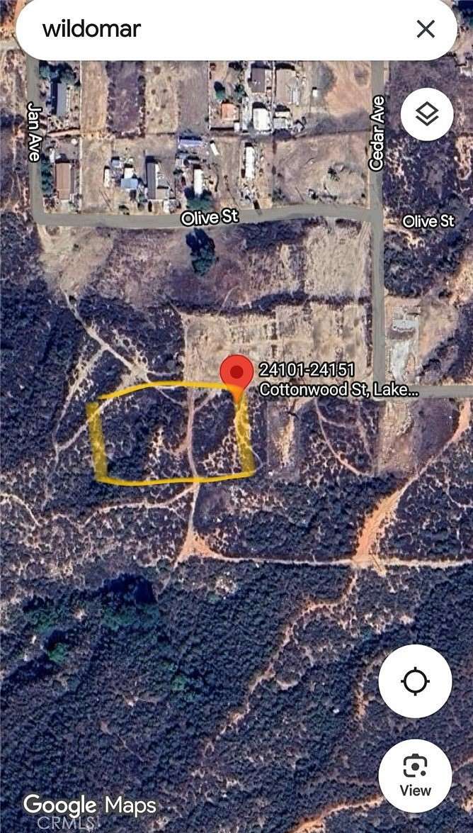 0.6 Acres of Residential Land for Sale in Wildomar, California