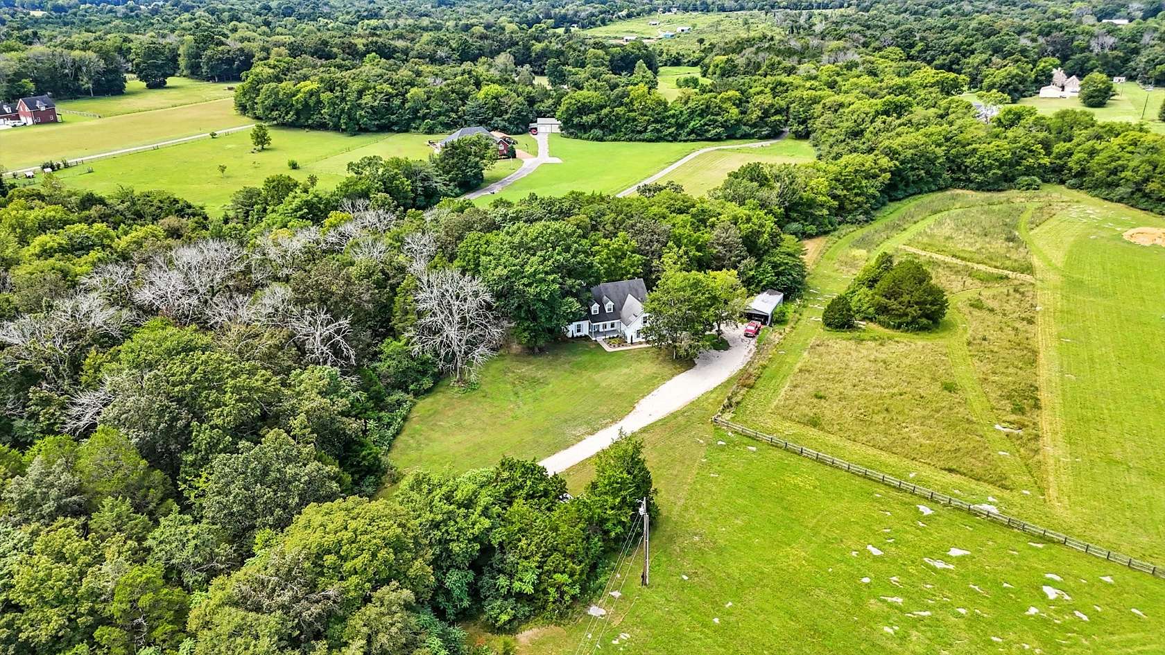 5.15 Acres of Residential Land with Home for Sale in Mount Juliet, Tennessee