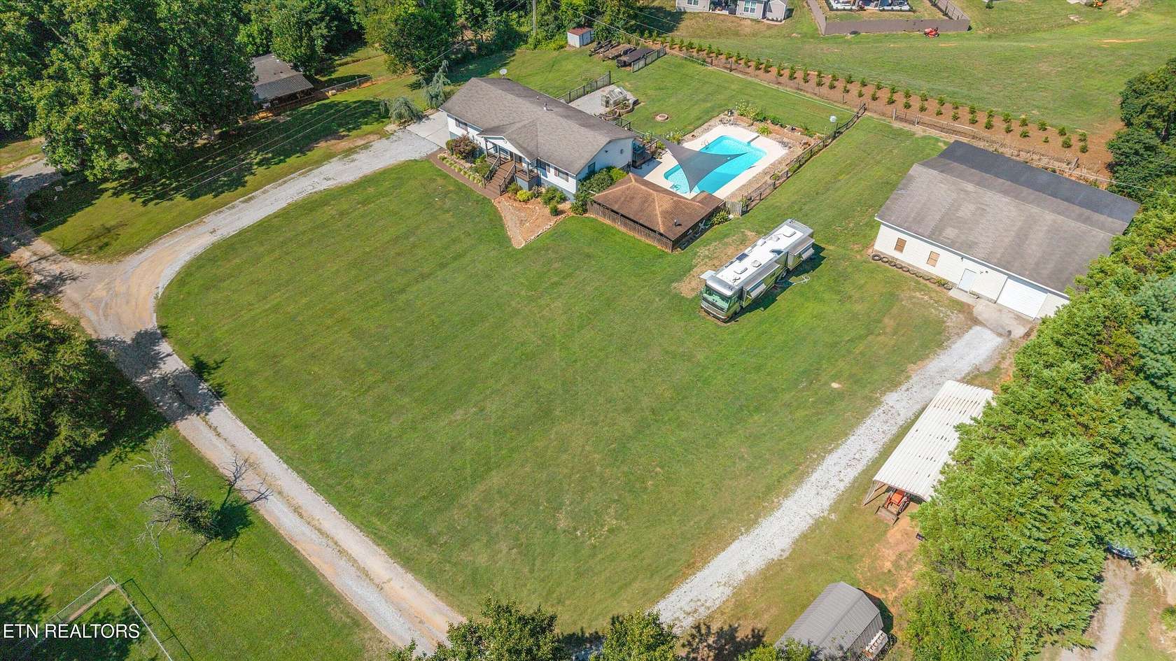 2 Acres of Residential Land with Home for Sale in Maryville, Tennessee