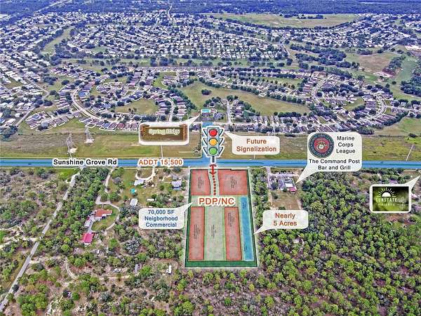 4.9 Acres of Mixed-Use Land for Sale in Brooksville, Florida