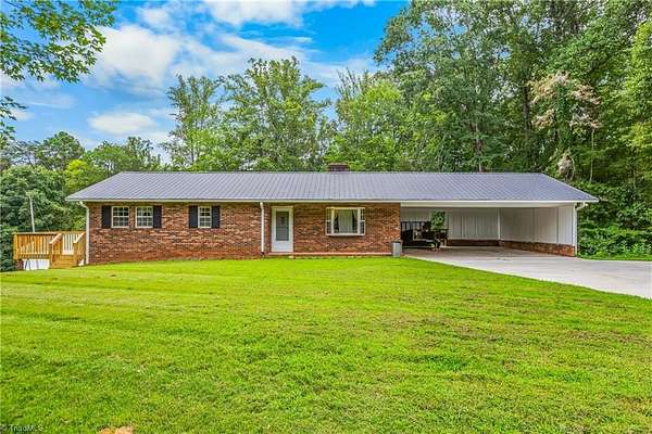 2.5 Acres of Residential Land with Home for Sale in Danbury, North Carolina