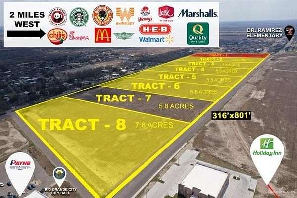 5.87 Acres of Land for Sale in Rio Grande City, Texas