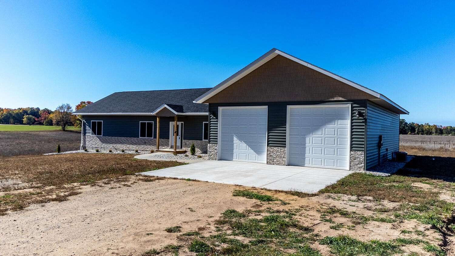 5 Acres of Residential Land with Home for Sale in Shelby, Michigan