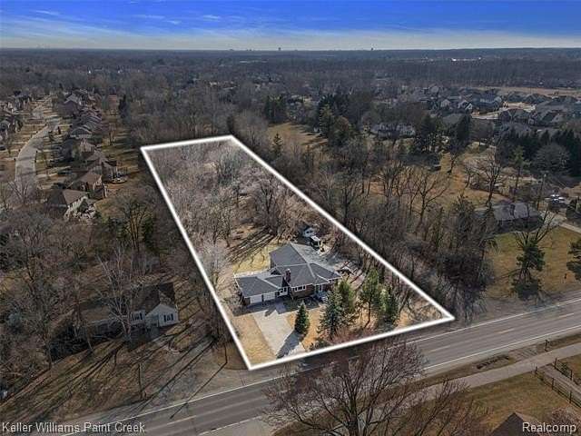 2 Acres of Land with Home for Sale in Rochester Hills, Michigan