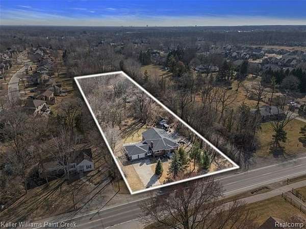 2 Acres of Land with Home for Sale in Rochester Hills, Michigan