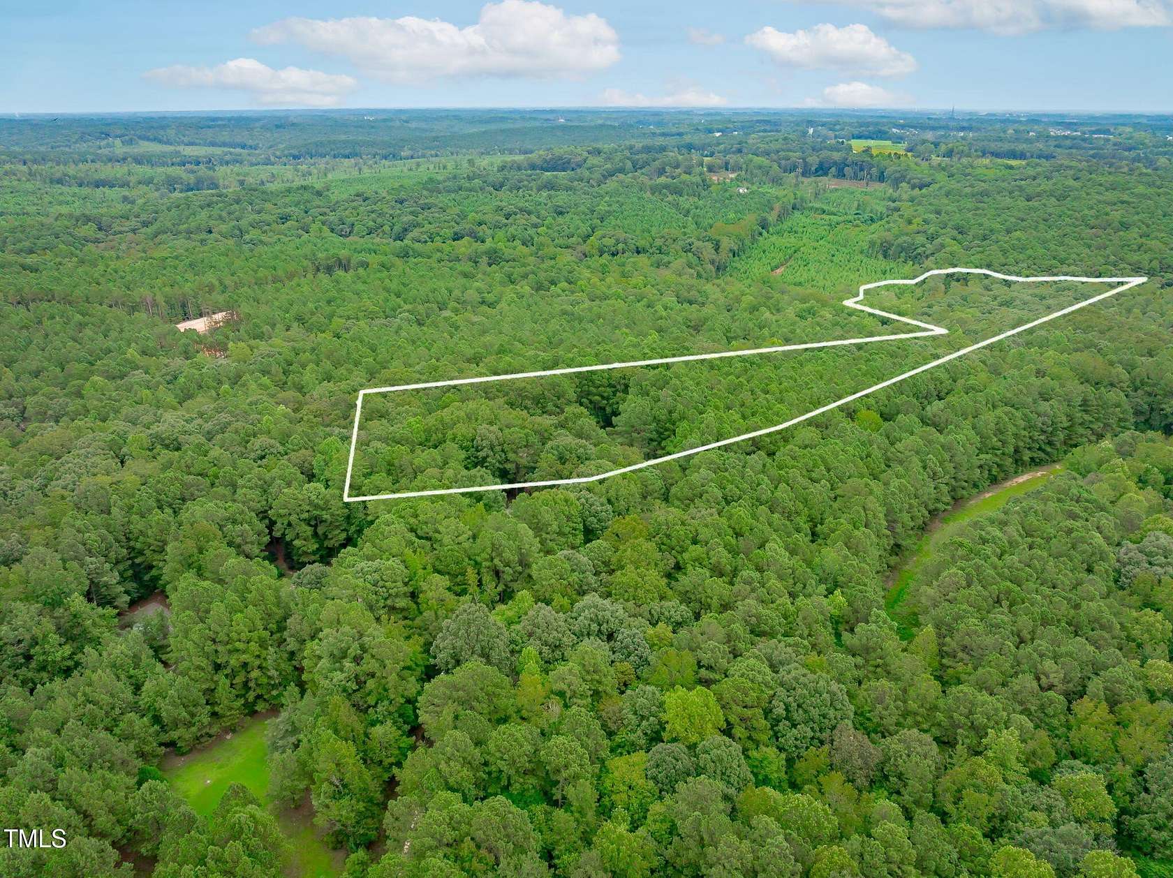 9.56 Acres of Residential Land with Home for Sale in Fuquay-Varina, North Carolina