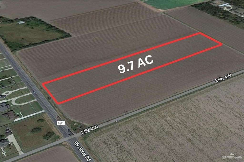 9.7 Acres of Mixed-Use Land for Sale in Mercedes, Texas