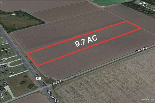 9.7 Acres of Mixed-Use Land for Sale in Mercedes, Texas