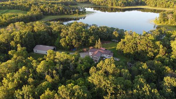 9.69 Acres of Land with Home for Sale in Erhard, Minnesota