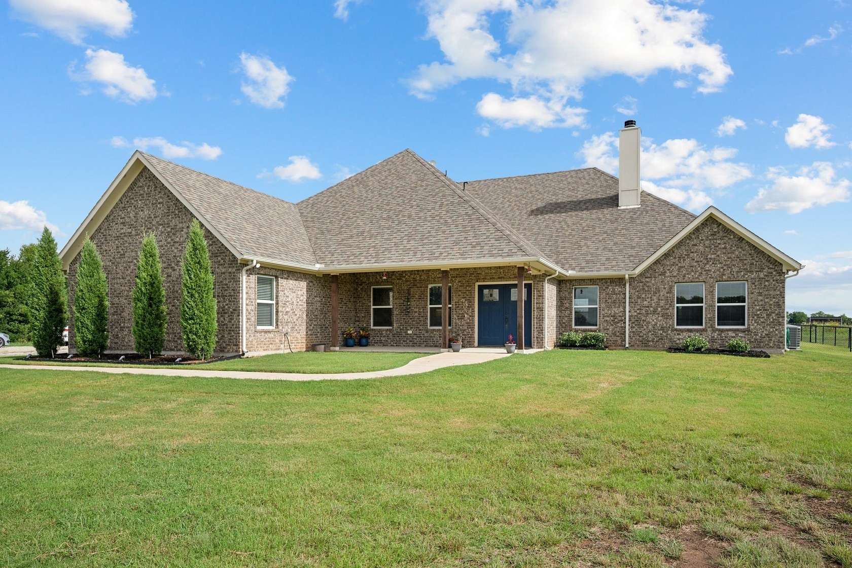 12.6 Acres of Land with Home for Sale in Collinsville, Texas