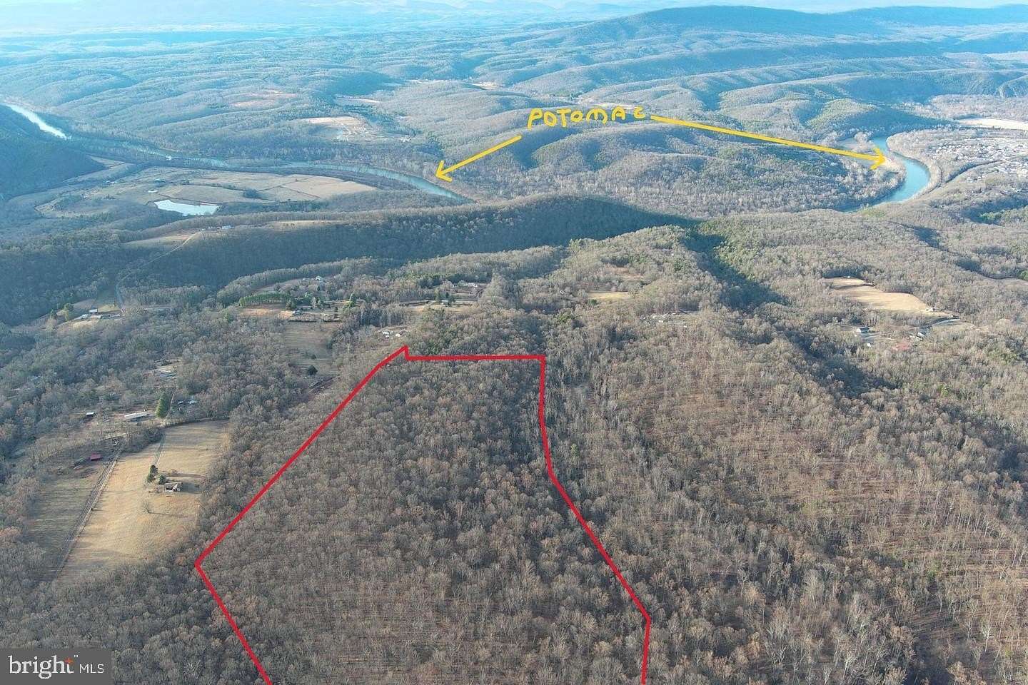 59.4 Acres of Recreational Land & Farm for Sale in Paw Paw, West Virginia