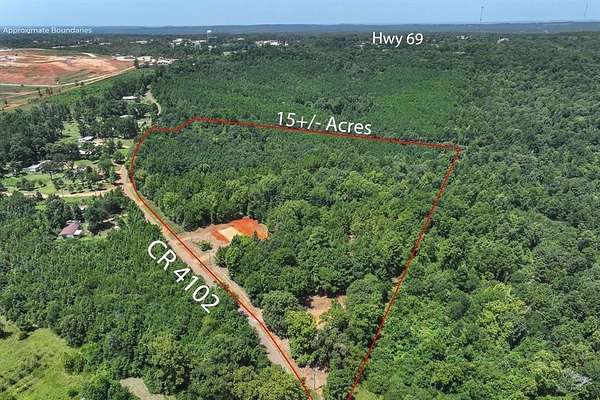 15.3 Acres of Recreational Land for Sale in Jacksonville, Texas