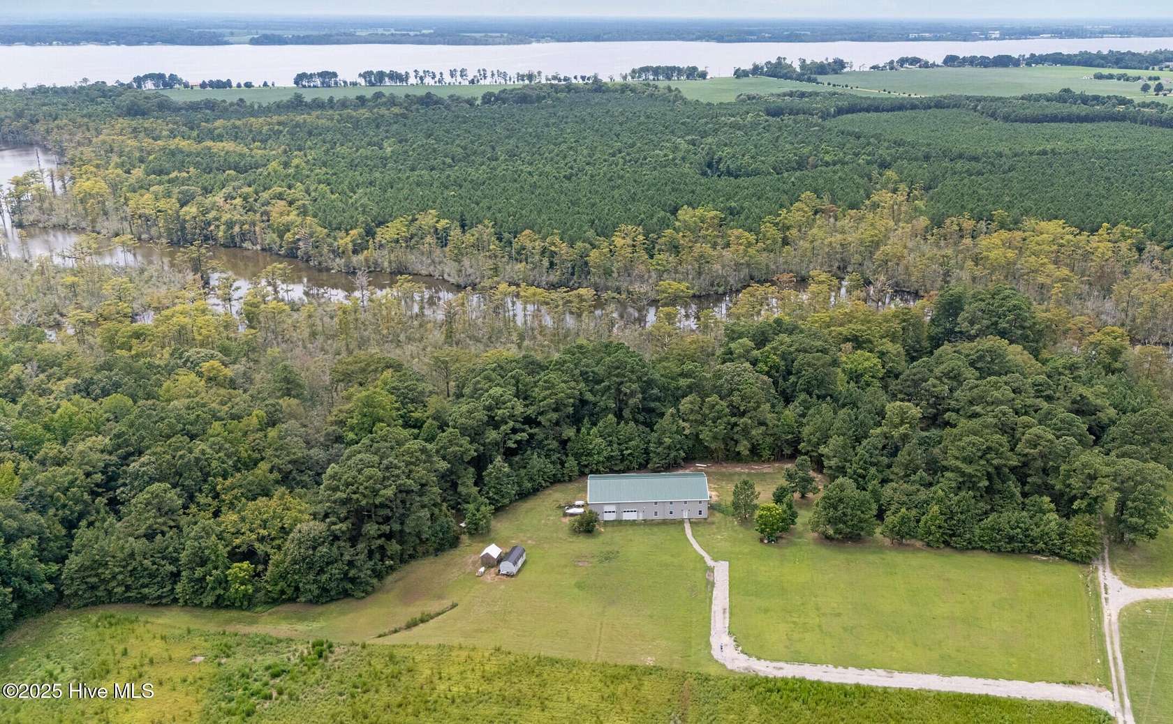 10 Acres of Land with Home for Sale in Hertford, North Carolina