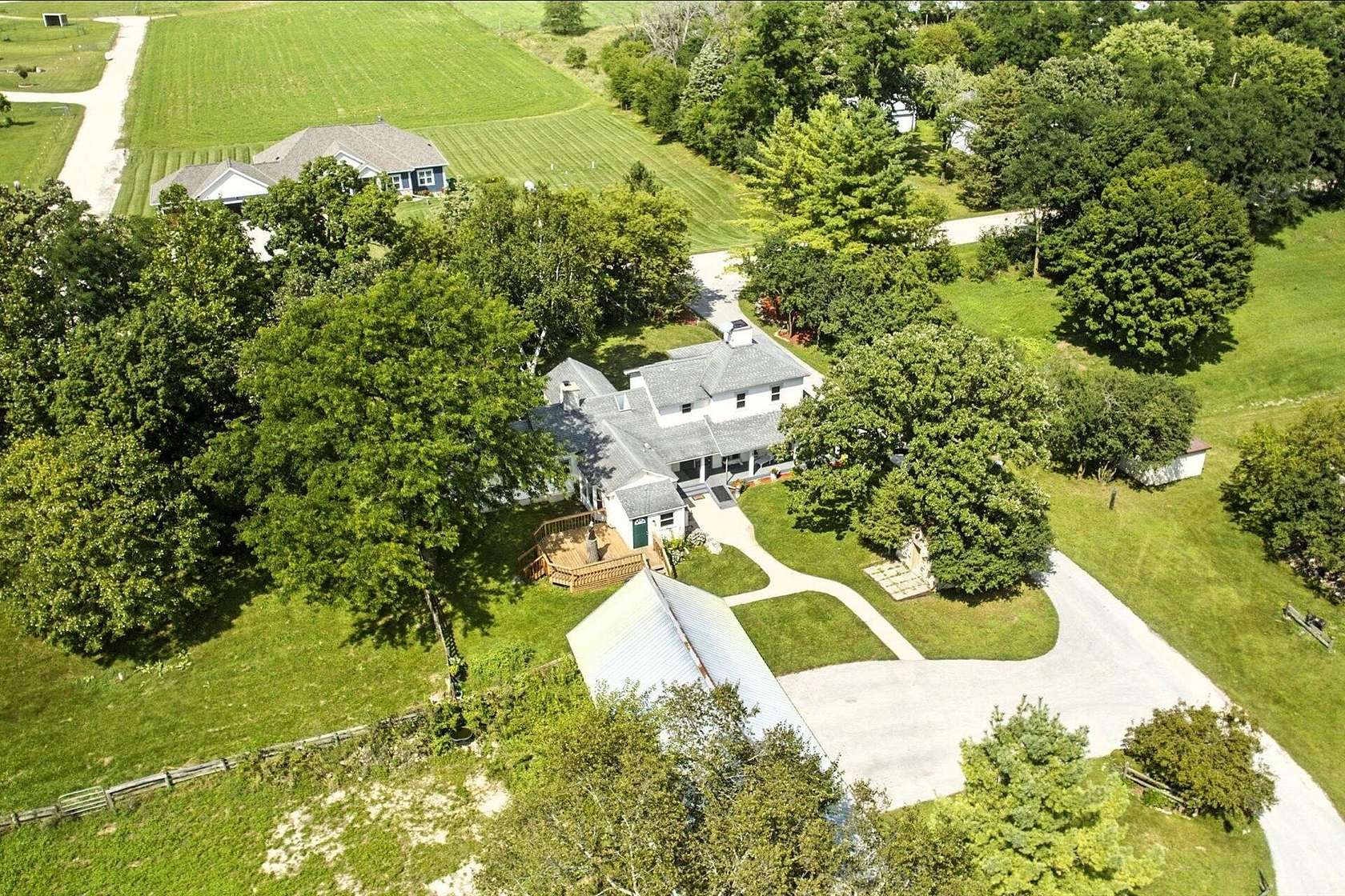 26.9 Acres of Agricultural Land with Home for Sale in Eagle, Wisconsin