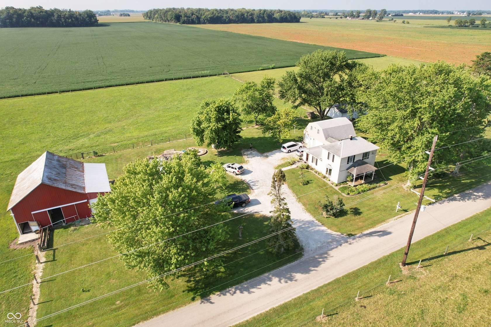 3 Acres of Residential Land with Home for Sale in Middletown, Indiana