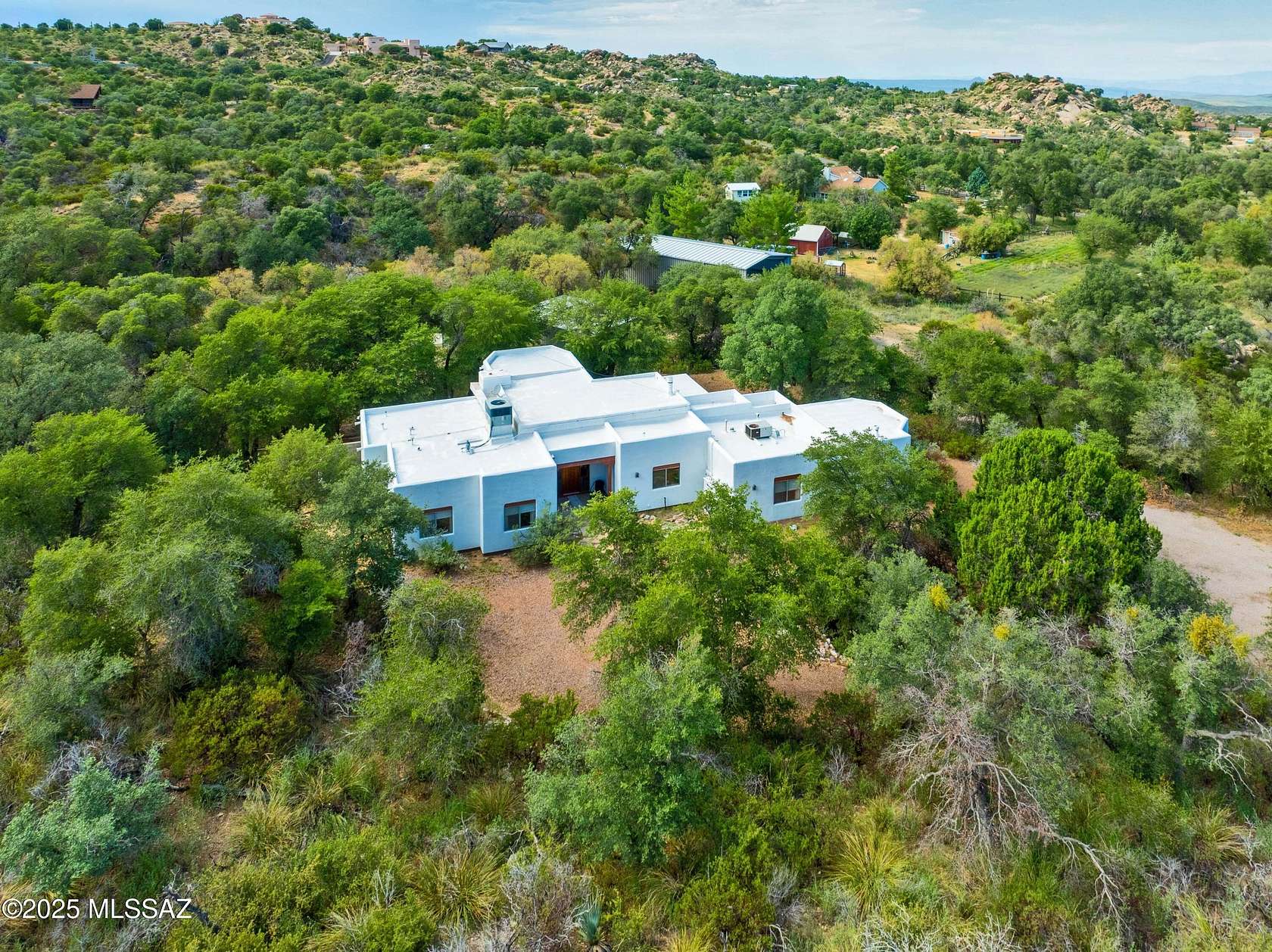 3.3 Acres of Residential Land with Home for Sale in Oracle, Arizona