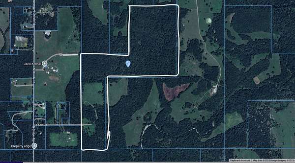 110 Acres of Recreational Land for Sale in Hulbert, Oklahoma