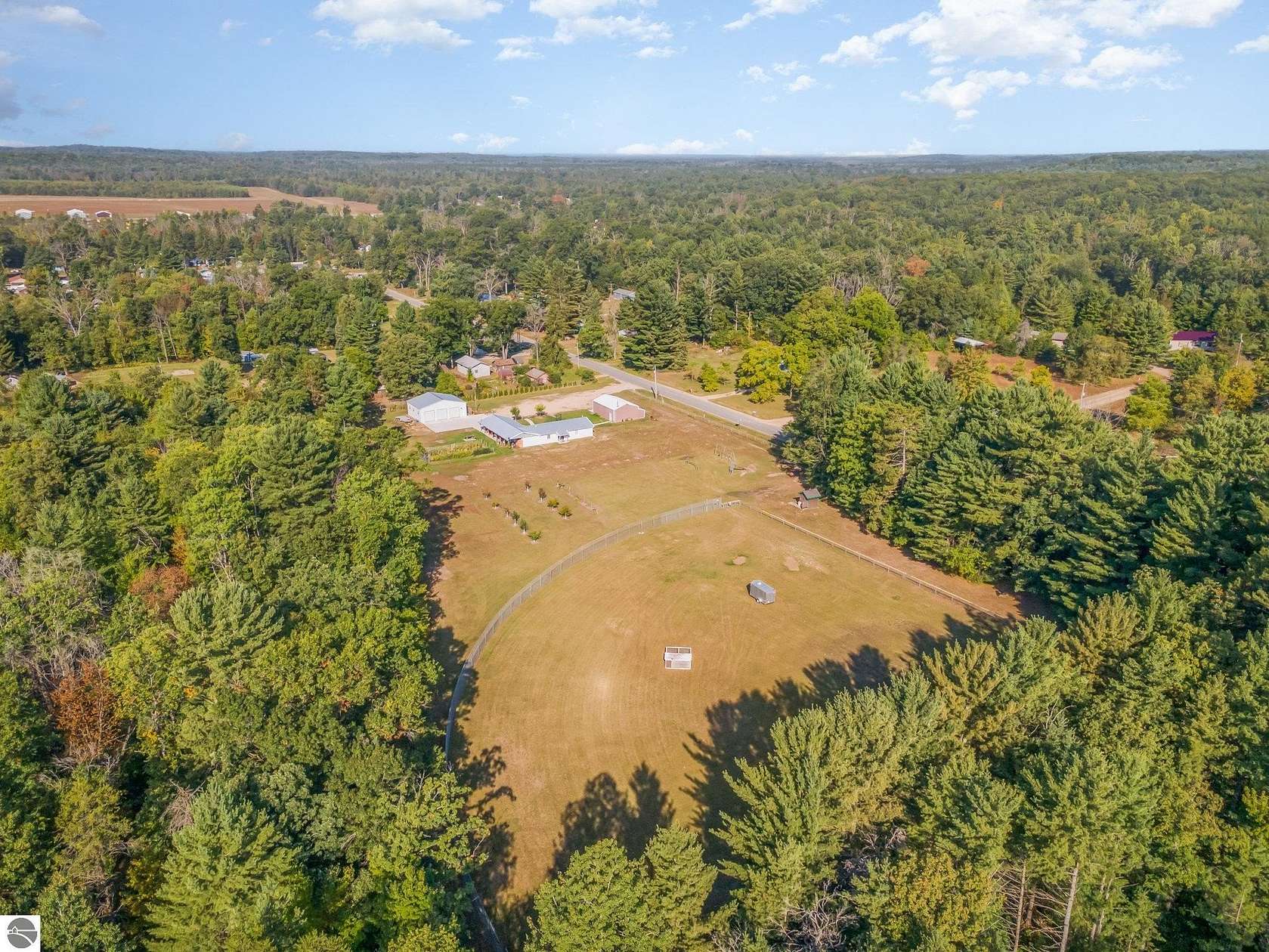 37.8 Acres of Land with Home for Sale in Harrison, Michigan