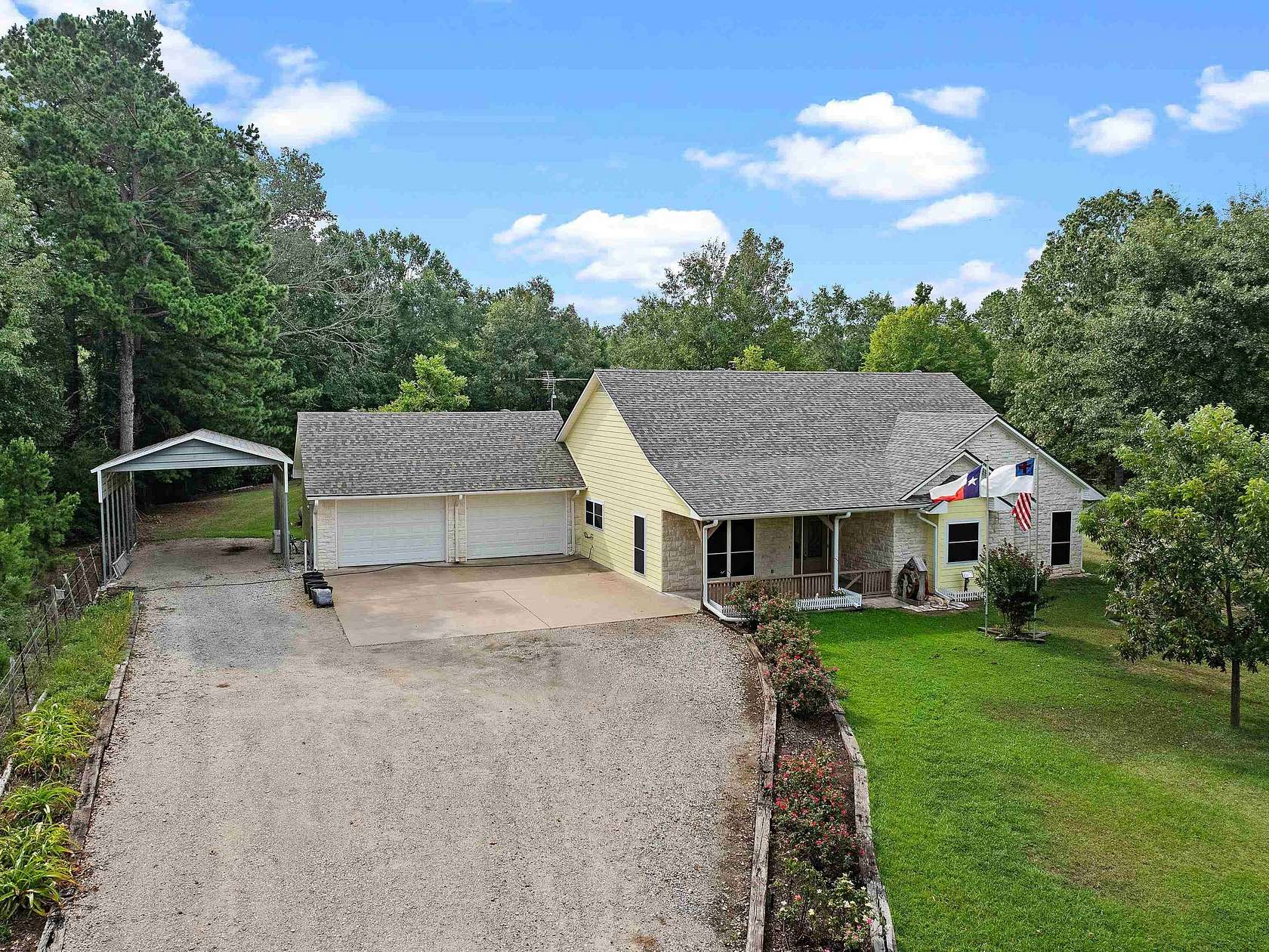 10 Acres of Land with Home for Sale in Long Branch, Texas